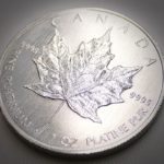 Pt1000 メイプルリーフ 1オンス（31.1g) プラチナコイン