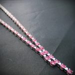 ルビー＆ダイヤ K18WG ネックレス 総重量約35g