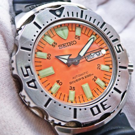 セイコー ダイバーズ 7S26-0350 オレンジモンスター 自動巻 メンズ 腕時計