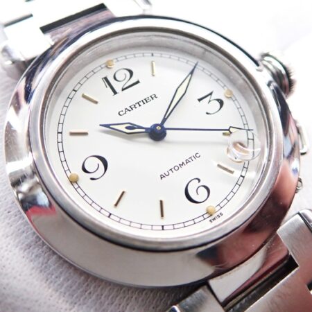 カルティエ パシャC M31015M7 スモールデイト 自動巻き ボーイズ 腕時計