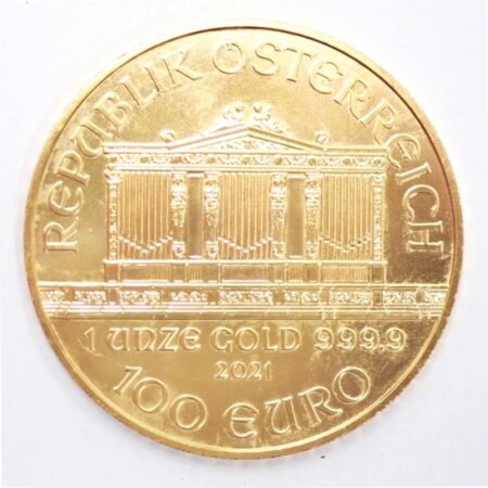 ウィーン フィルハーモニー金貨 1オンス 100ユーロ