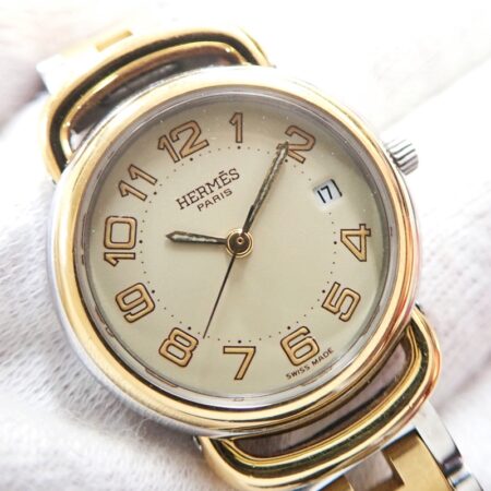 エルメス プルマン PU2.240 デイトクォーツ 腕時計