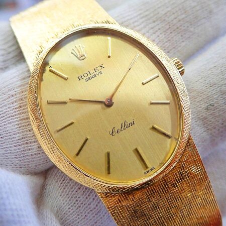 ロレックス チェリーニ 4110 K18YG 金無垢 手巻き 腕時計