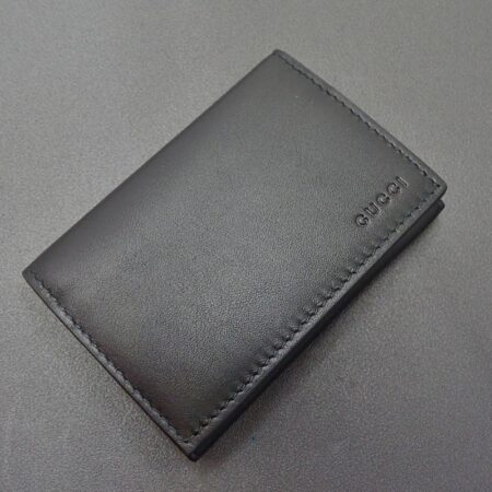 グッチ 818956 GGエンブレム GG ファブリック カードケース