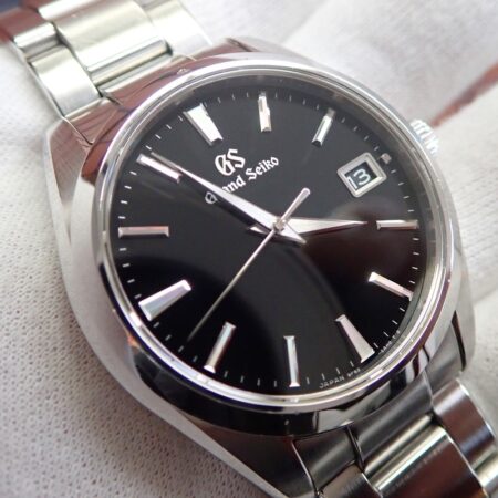 グランドセイコー ヘリテージコレクション SBGV223 クォーツ SS 黒文字盤