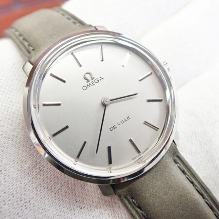 オメガ デビル TOOL 104 手巻き シルバー文字盤 腕時計