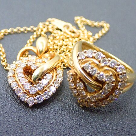 貴金属まとめ 総重量19.4g K18/メレダイヤ2.0ct