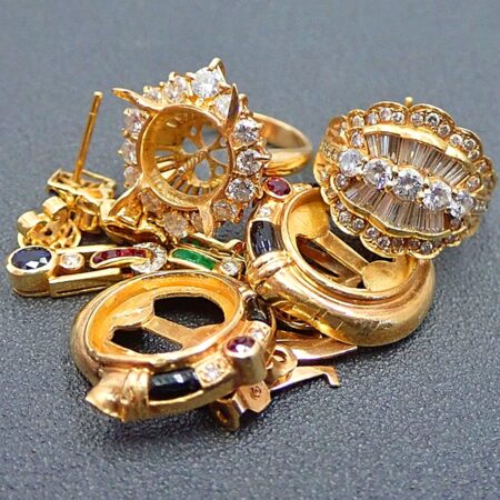 貴金属まとめ 総重量33.8g K18/メレダイヤ2.9ct