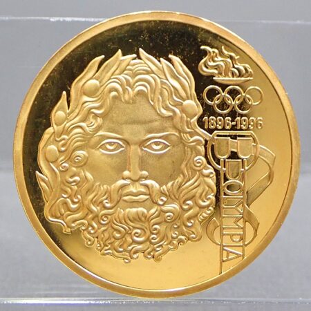 K22 オリンピック100周年記念 1000シリング金貨 17.0g