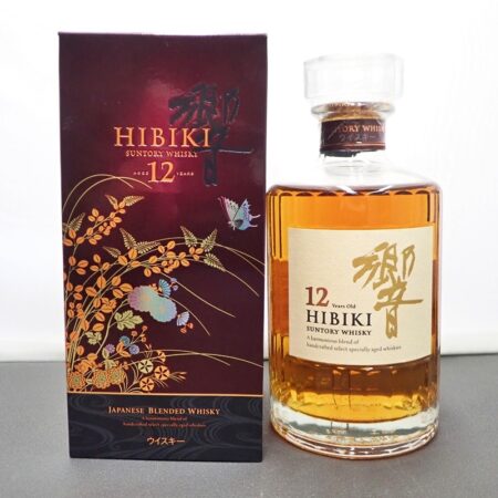 サントリー 響 12年 意匠箱カートン 四季花鳥図 500ml 43％