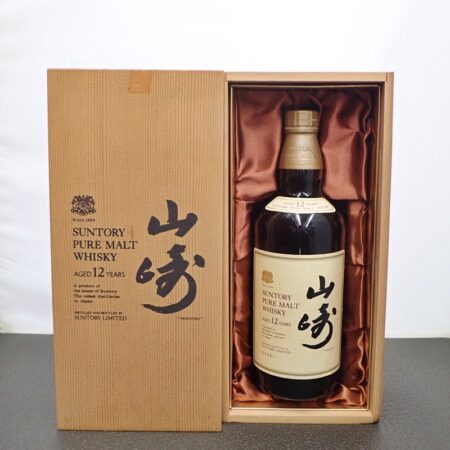 サントリー 山崎12年 ピュアモルト 750ml 木箱付属