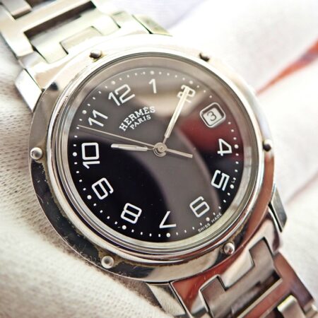 エルメス クリッパー CL6.710 クォーツ メンズ 不動品